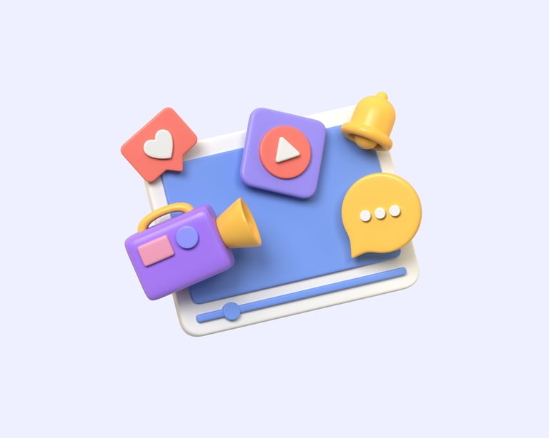 Instagram reel - 3D video player creative
